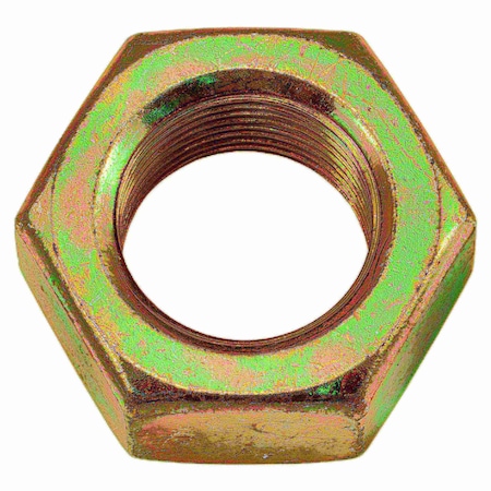 Midwest Fastener Hex Nut, M20-1.50, Steel, Class 8, Zinc Yellow, 4 PK 31016
